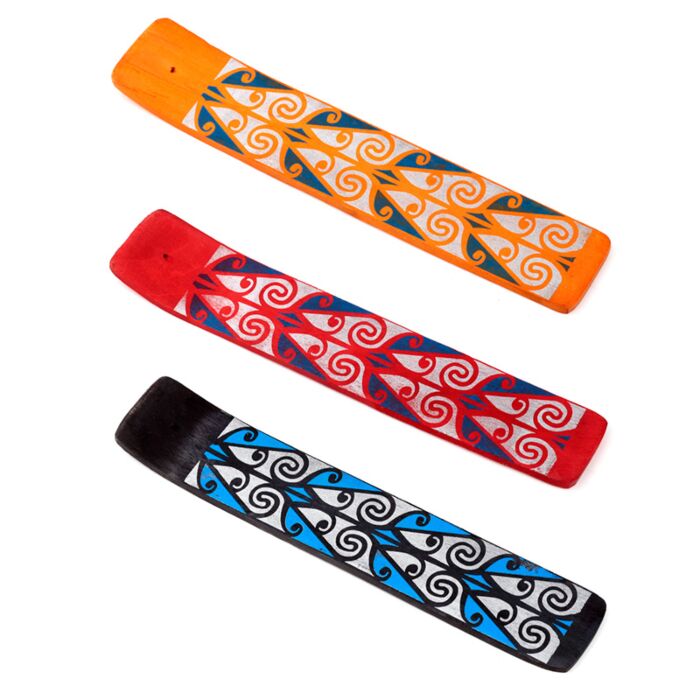 Mango Wood Tribal Ashcatcher Incense Sticks Burner