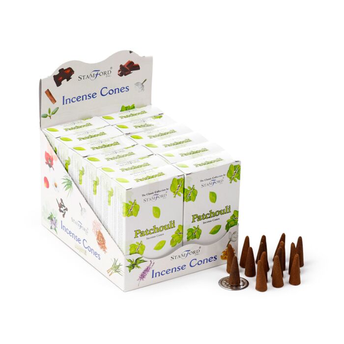 37163 Stamford Incense Cones Patchouli