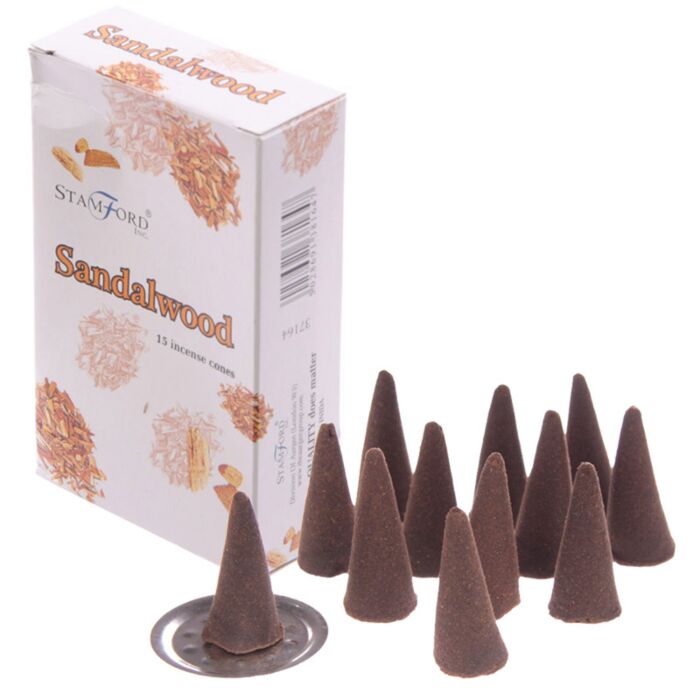 37164 Stamford Incense Cones Sandalwood