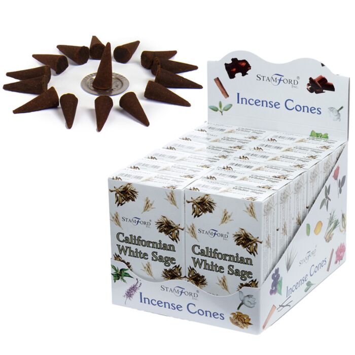 37210 Stamford Incense Cones Californian White Sage