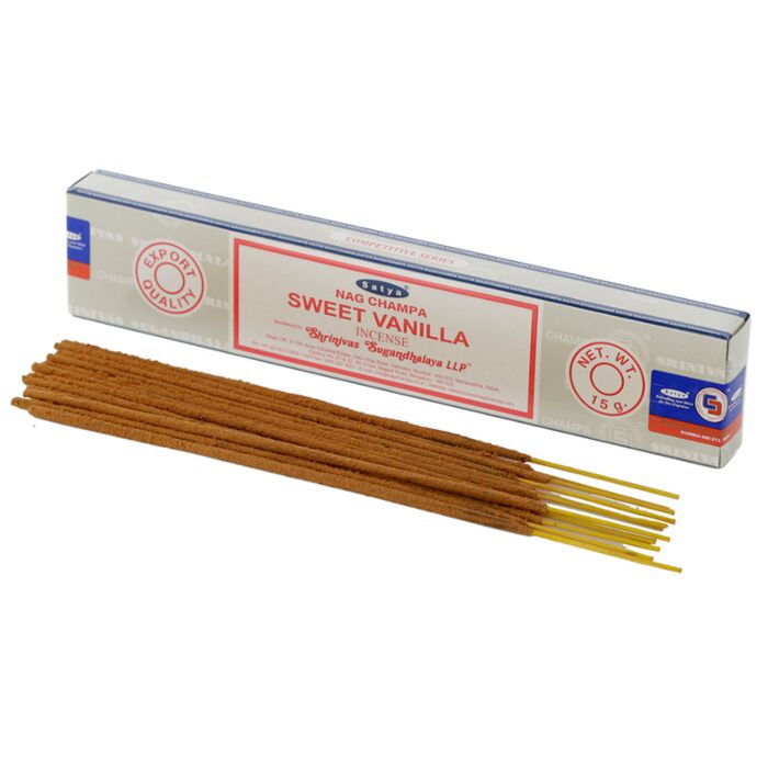 01365 Satya Sweet Vanilla Nag Champa Incense Sticks
