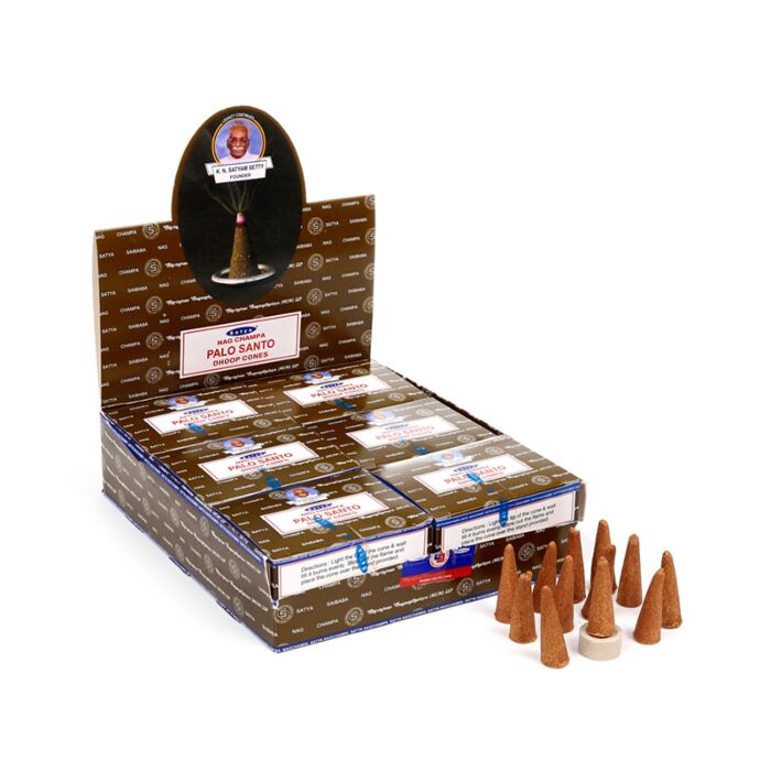 Satya Palo Santo Nag Champa Dhoop Incense Cones