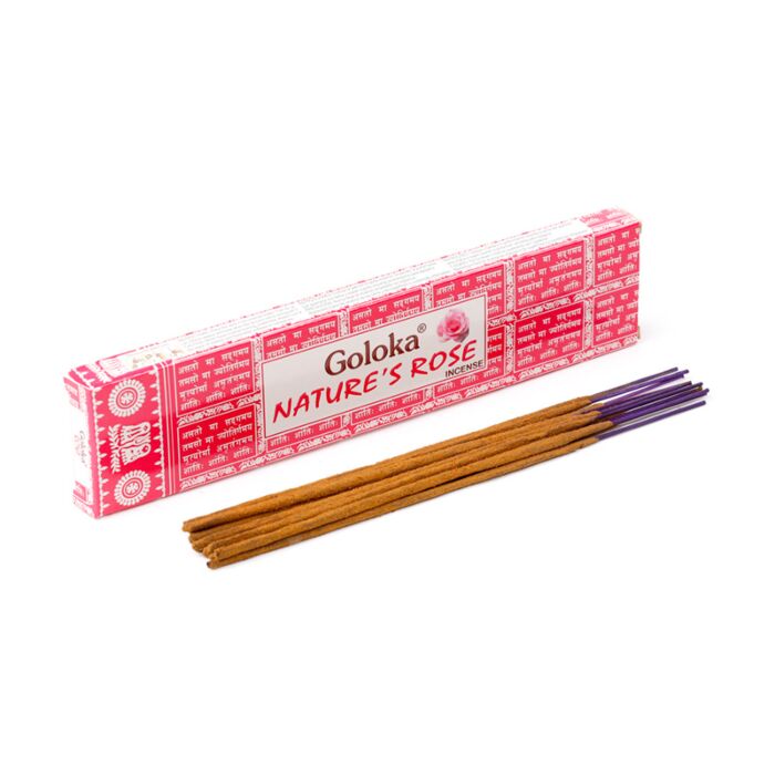 Goloka Nature's Rose Incense Sticks