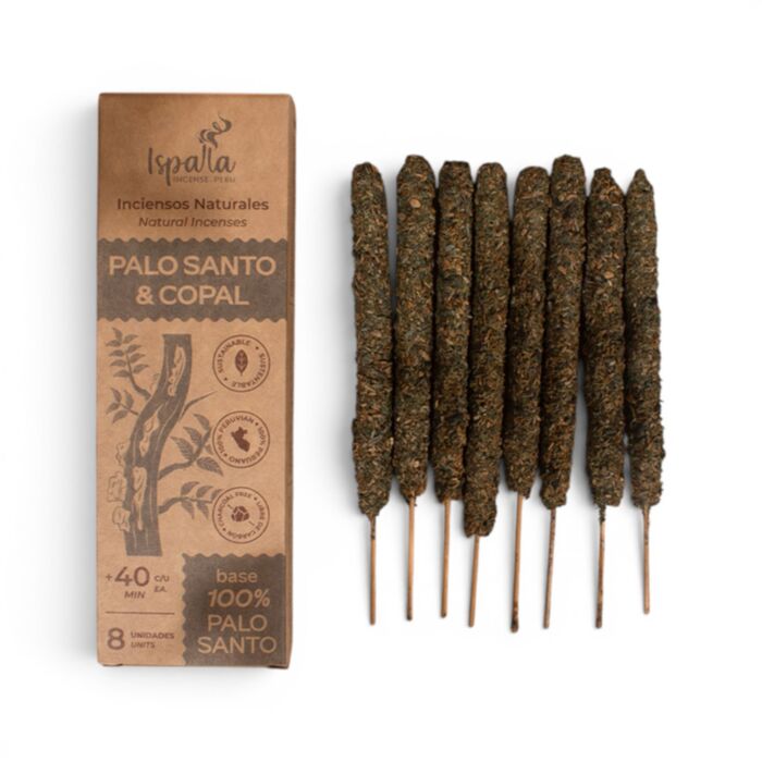 Ispalla Peruvian Palo Santo & Copal Thick Incense Sticks