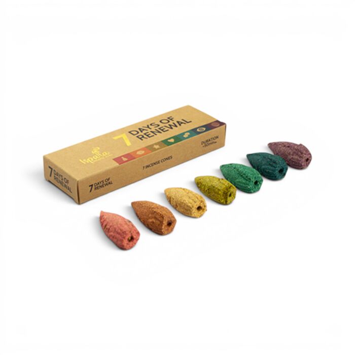 Ispalla Peruvian 7 Days of Renewal Incense Cones