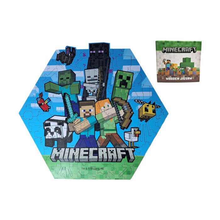 Minecraft Creeper 130pc Shaped Jigsaw Puzzle