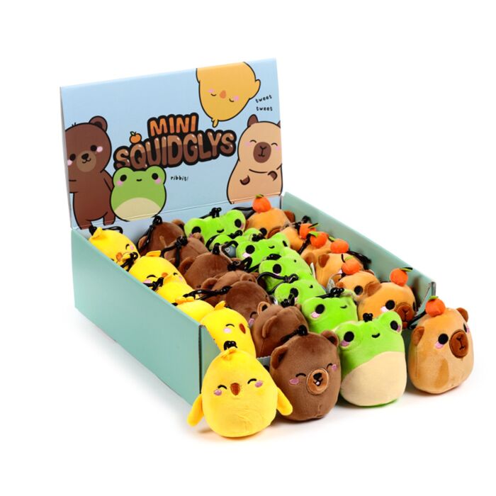 Squidglys Adoramals Plush Mini Keyring