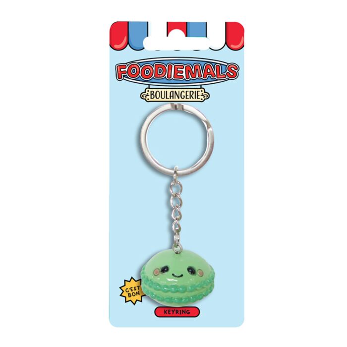 Foodiemals Boulangerie Macaron Keyring