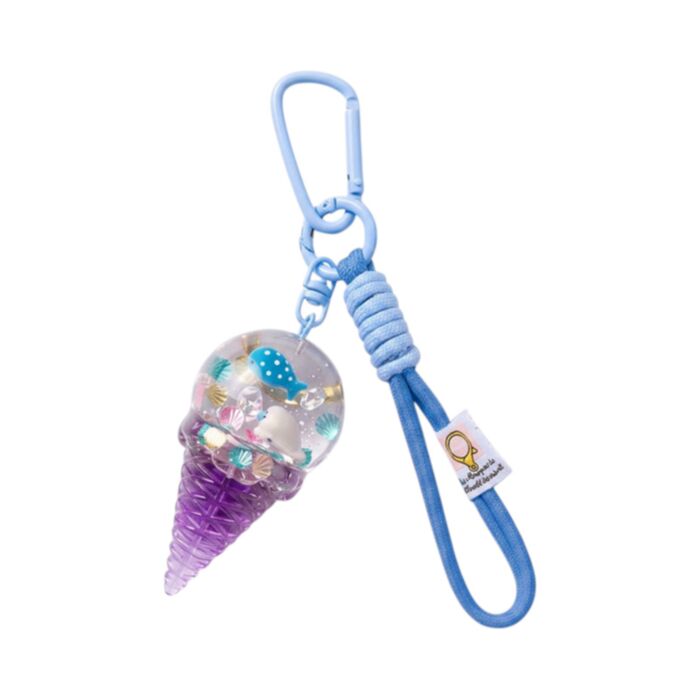 QuirKeys Ice Cream Liquid Keyring Bag Charm