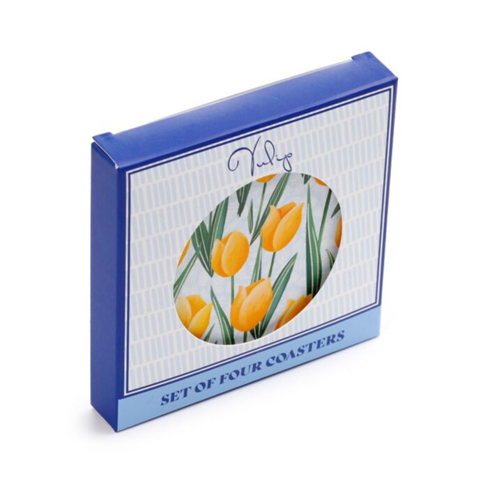 Tulips Set of 4 Cork Coasters