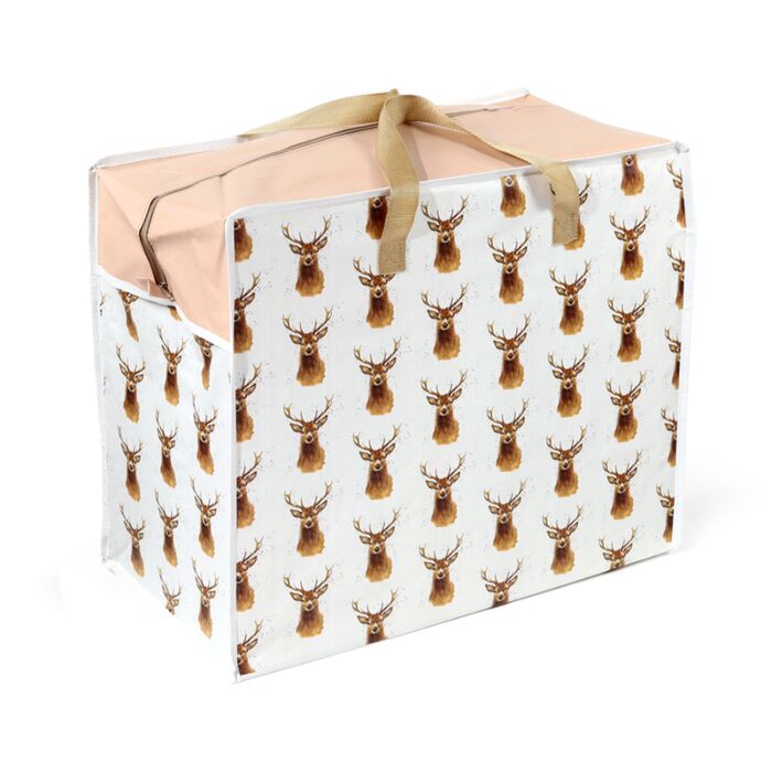 Jan Pashley Stag Zip Up Laundry Storage Bag