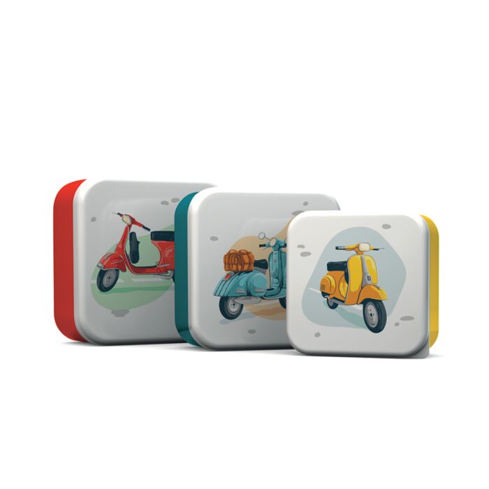 Set of 3 Lunch Box M/L/XL Scooter