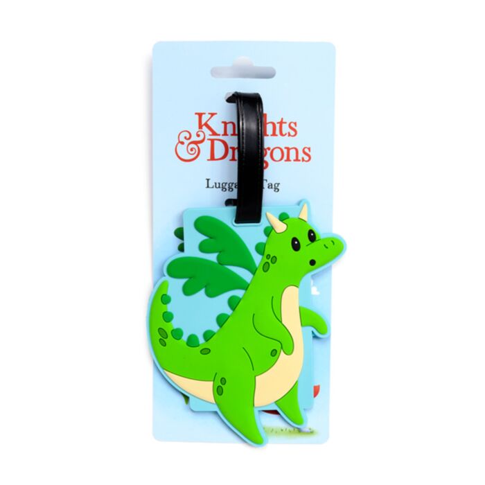 Knights & Dragons Dragon PVC Luggage Tag