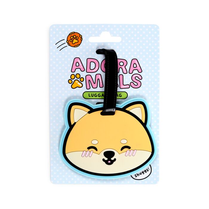 Adoramals Shuggs the Shiba Inu PVC Luggage Tag