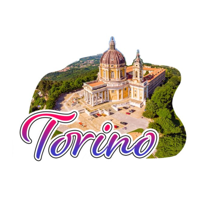 3D Printed Souvenir Magnet Torino Superga