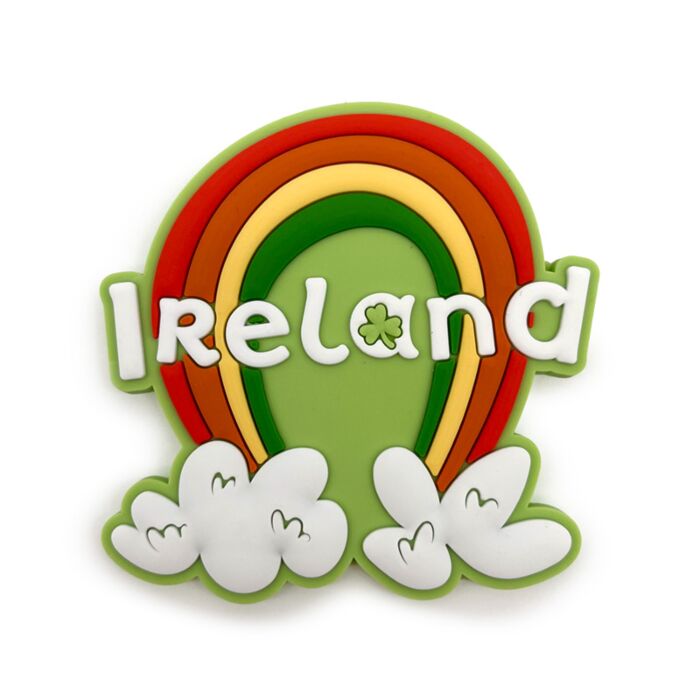 Luck of the Irish Rainbow Ireland Souvenir PVC Magnet
