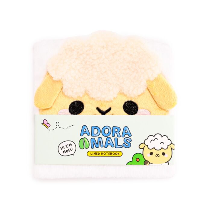 Adoramals Sheep Plush Notebook