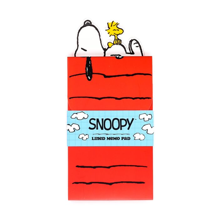 Peanuts Snoopy & Woodstock Flip Open Shaped Memo Pad