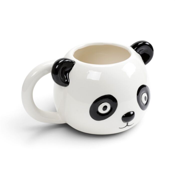 Adoramals Panda Head Ceramic Shaped Mug