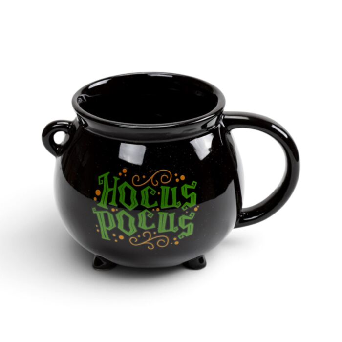 Hocus Pocus Black Cauldron Ceramic Shaped Mug