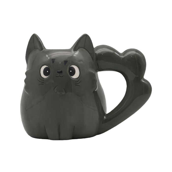 Beans & Co Cats Pepper the Cat Ceramic Shaped Mug