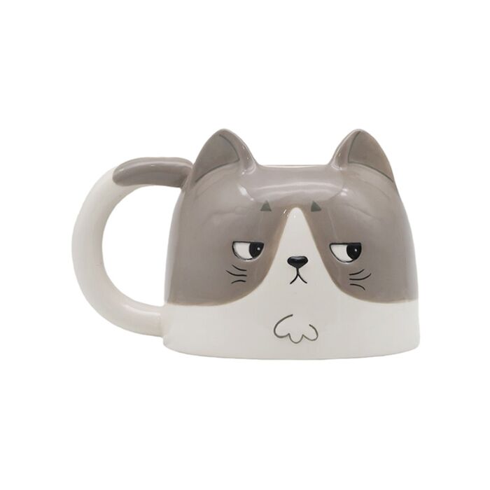 Beans & Co Cats Gatsby the Cat Ceramic Shaped Mug