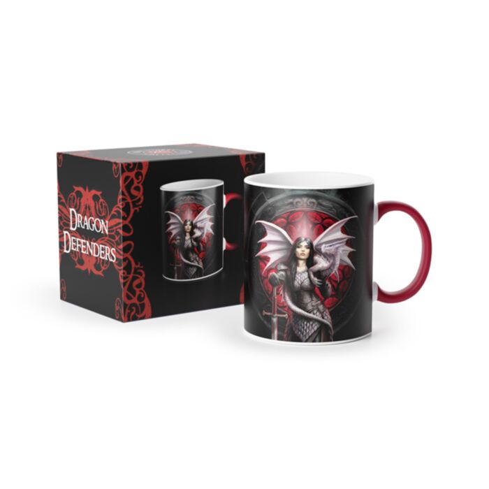 Anne Stokes Dragon Defender Porcelain Mug