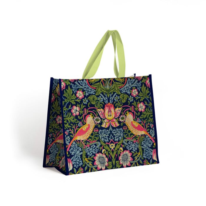 William Morris Strawberry Thief Reusable Shopping Bag