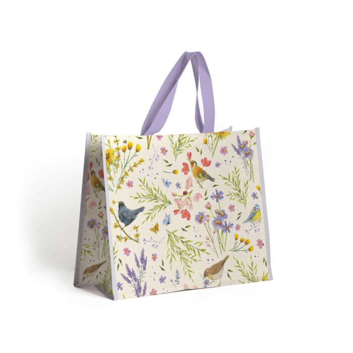 Jan Pashley Wings & Wildflowers Reusable Shopping Bag