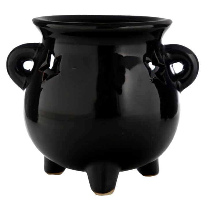 Eden Large Black Cauldron Oil Burner