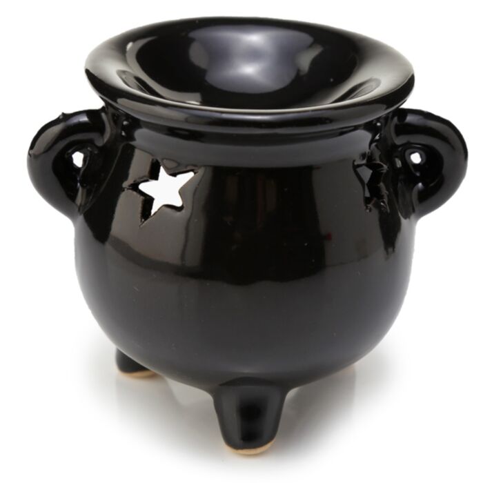 Eden Small Black Cauldron Oil Burner