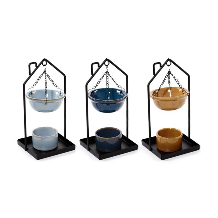 Eden Hanging Oil Burner with House Shaped Stand
