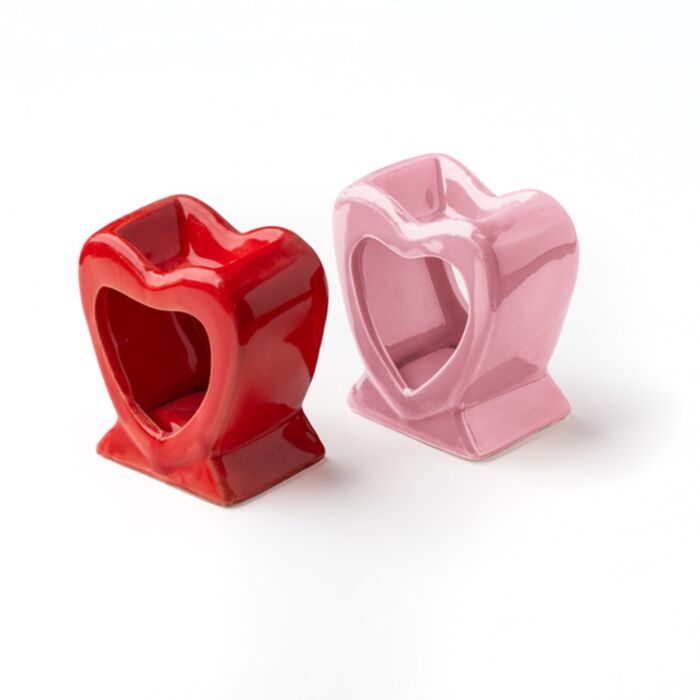 Amore Heart Shaped Ceramic Oil Burner
