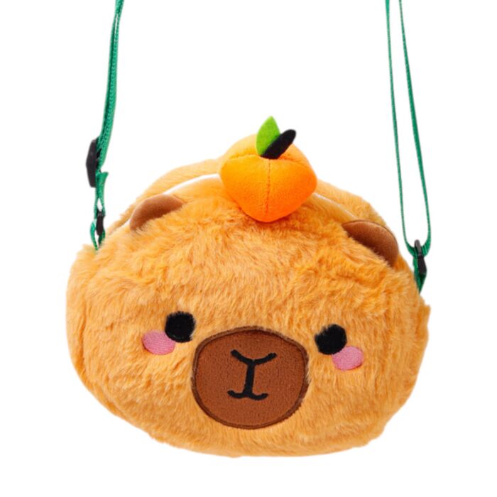 Duke the Capybara Adoramals Crossbody Plush Shoulder Bag