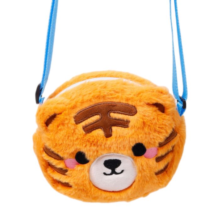 Alfie the Tiger Adoramals Crossbody Plush Shoulder Bag