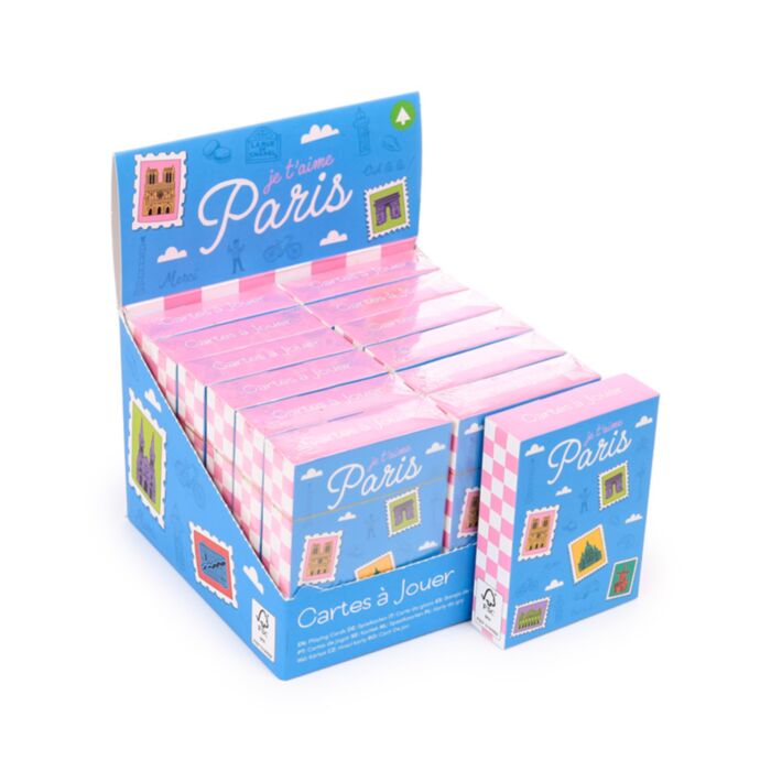 Je t'aime Paris Standard Playing Card Deck