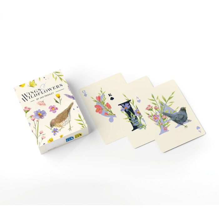 Jan Pashley Wings & Wildflowers Standard Playing Card Deck
