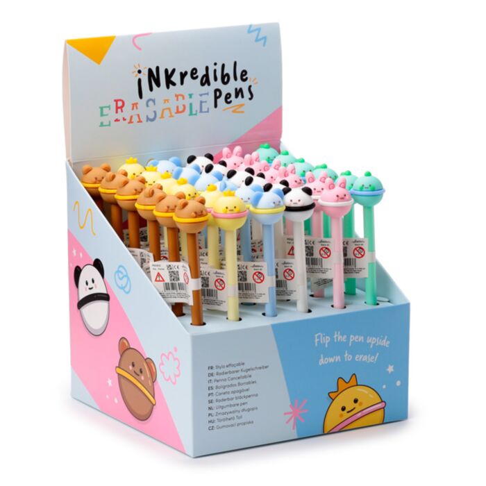 Cute Animal Erasable Pen with Topper