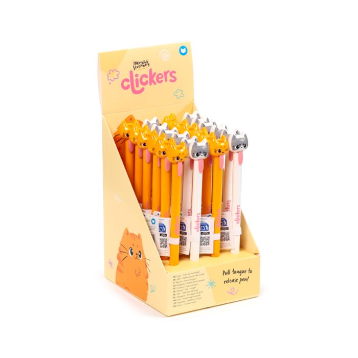 Beans & Co Cat cLickers Pen
