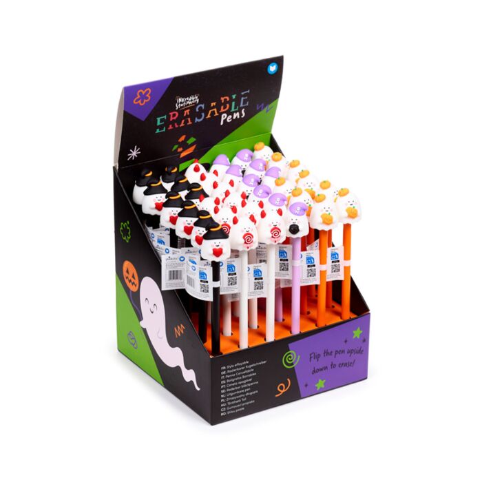 Spooky Ghost Erasable Pen with Topper