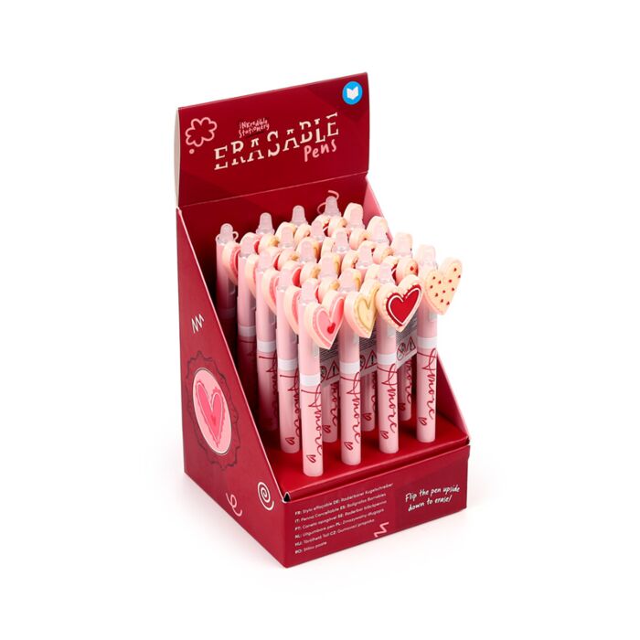 Inkredible Erasable Pen with Amore Heart Topper