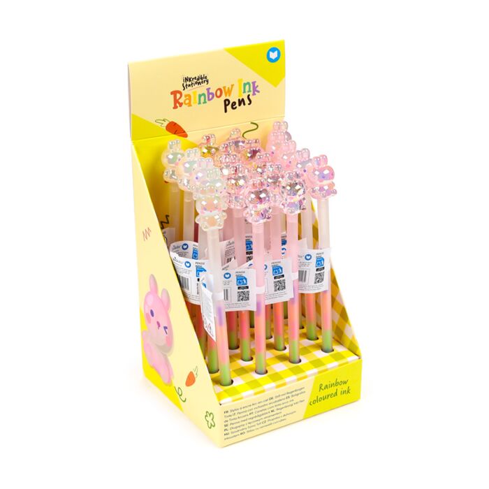 Springtime Bunny Rabbit Rainbow Ink Pen