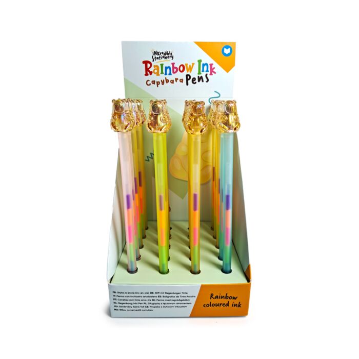 Capybara Rainbow Ink Pen