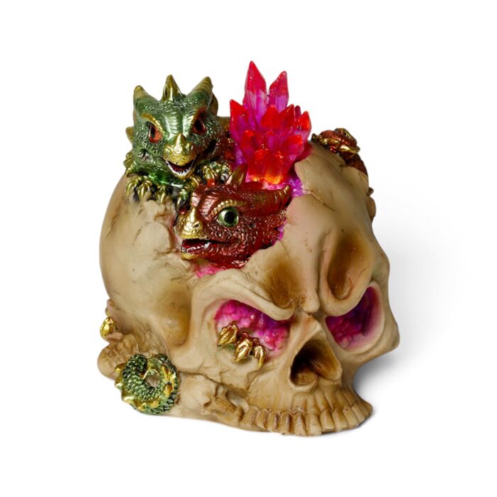 Elements Baby Dragon LED Crystal Skull