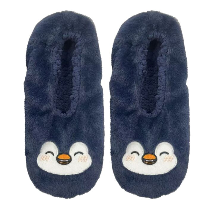 Adoramals Penguin Anti-Slip Plush Slip On Slippers EU39-41/UK6-8