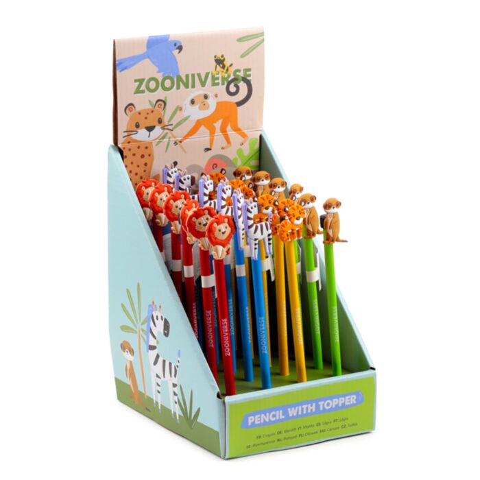 Zooniverse Pencil with PVC Topper