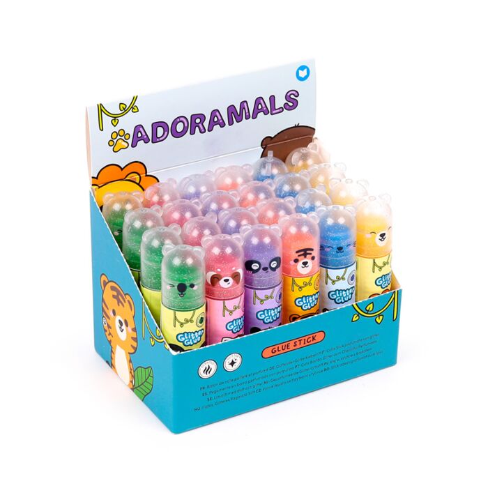Adoramals Wild Scented Glitter Glue Stick
