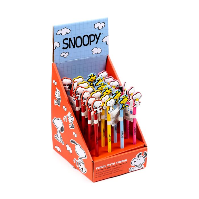 Peanuts Snoopy & Woodstock Pencil with PVC Topper