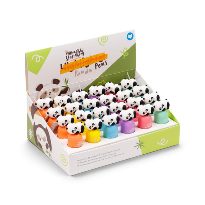 Panda Highlighter Pen with Topper