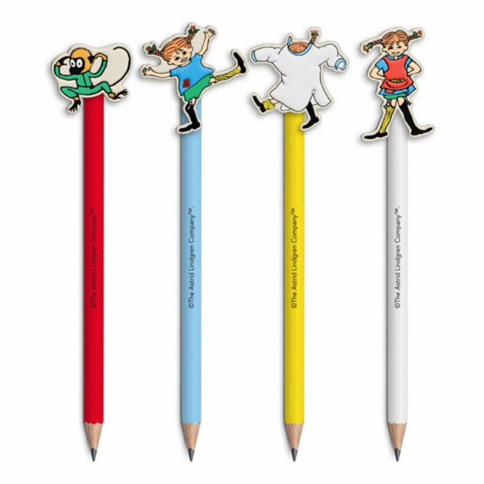 Pippi Longstocking Pencil with PVC Topper